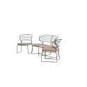 Milano Loungeset Alumiinium – must/liiv