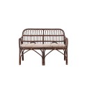 Nella Sofa Rattan – tume pähkel / beež