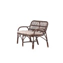 Nella Sofa Rattan – tume pähkel / beež