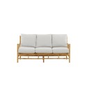 Cane 3-kohaline diivan - Bamboo / Grey Cushion