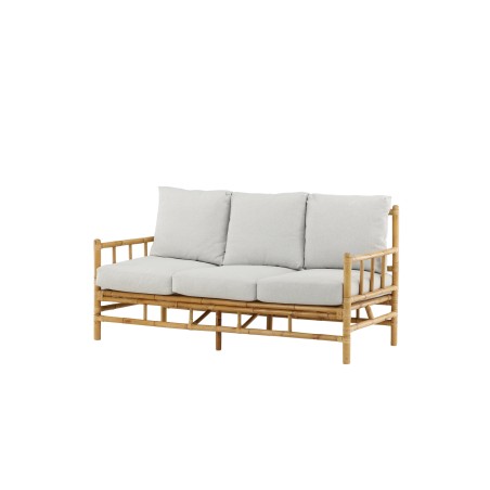 Cane 3-kohaline diivan - Bamboo / Grey Cushion