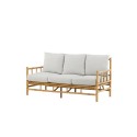 Cane 3-kohaline diivan - Bamboo / Grey Cushion
