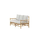 Cane 3-kohaline diivan - Bamboo / Grey Cushion