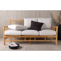 Cane 3-kohaline diivan - Bamboo / Grey Cushion