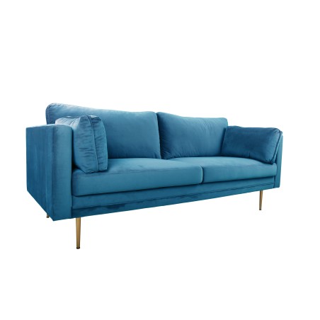 Poom - 3-kohaline diivan Velvet - sinine