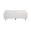 Boom 3-kohaline diivan - Teddy Fabric White