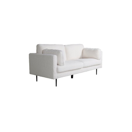 Boom 3-kohaline diivan - Teddy Fabric White