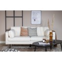 Boom 3-kohaline diivan - Teddy Fabric White