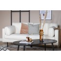 Boom 3-kohaline diivan - Teddy Fabric White