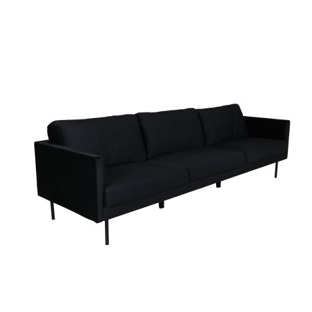 Zoom 3-kohaline diivan - Must / Black Velvet