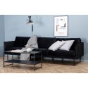 Zoom 3-kohaline diivan - Must / Black Velvet