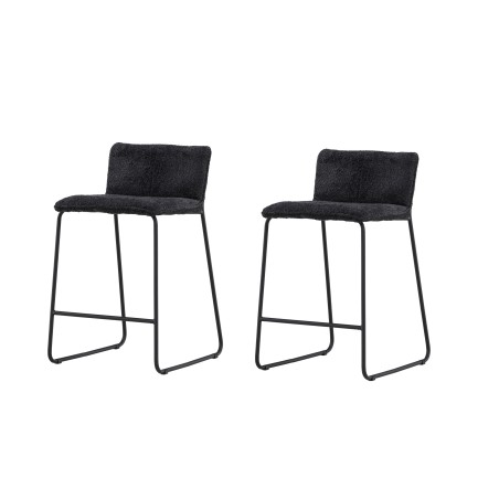 Bisbee baaritool 2-pakk - must boucle 