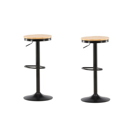 Conway baaritool 2-pakk - must / Oaklook MDF