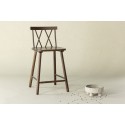 Mollöström Baaritool 2-pakk - Mocca / Walnut Wood