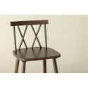 Mollöström Baaritool 2-pakk - Mocca / Walnut Wood