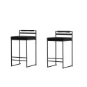 Opelika baaritool 2-pakk - Must / Black Velvet
