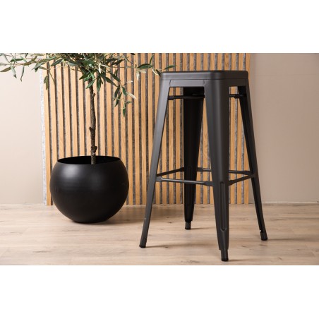 Tempe baaritool 4-pakk - tumehall / metall