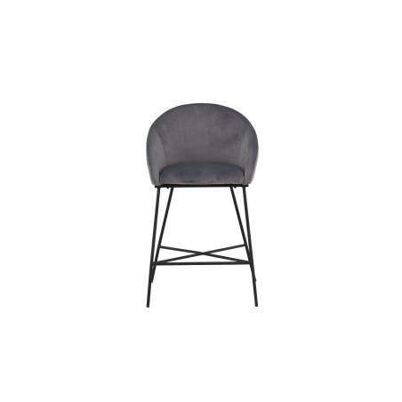Velvet baaritool - must / tumehall samet