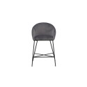 Velvet baaritool - must / tumehall samet
