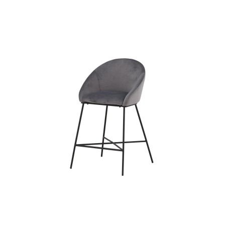 Velvet baaritool - must / tumehall samet
