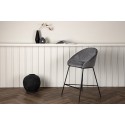 Velvet baaritool - must / tumehall samet