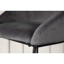 Velvet baaritool - must / tumehall samet