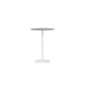 Milano Bartable Steel - valge / ümmargune ø70