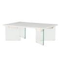 Ester Diivanilaud 120x80x42 cm - Klaas / Betoonvaade