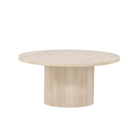 Härön Diivanilaud ø80x38 cm - Travertinelook