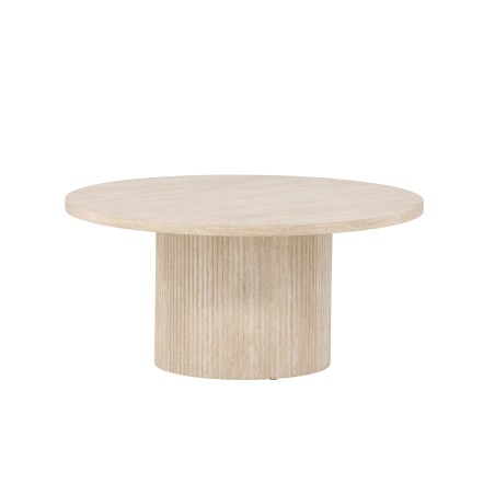 Härön Diivanilaud ø80x38 cm - Travertinelook