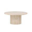 Härön Diivanilaud ø80x38 cm - Travertinelook