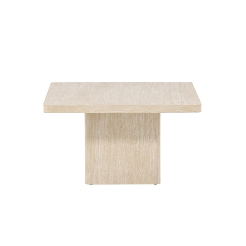 Qvart Diivanilaud 80x80x46 cm - Travertinelook