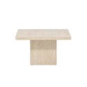 Qvart Diivanilaud 80x80x46 cm - Travertinelook
