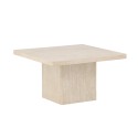 Qvart Diivanilaud 80x80x46 cm - Travertinelook