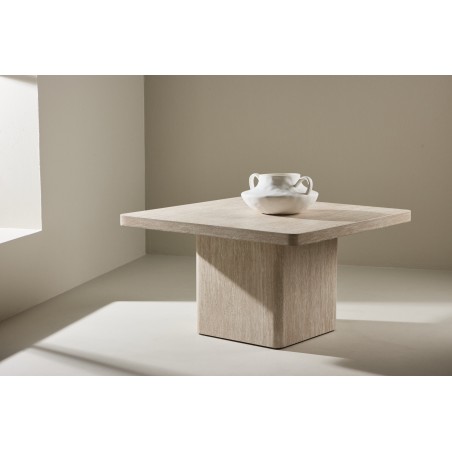 Qvart Diivanilaud 80x80x46 cm - Travertinelook