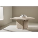 Qvart Diivanilaud 80x80x46 cm - Travertinelook