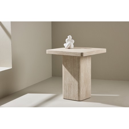Qvart Diivanilaud 50x50x56 cm - Travertinelook