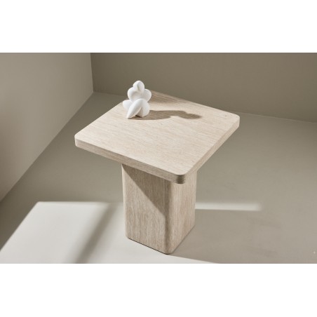Qvart Diivanilaud 50x50x56 cm - Travertinelook
