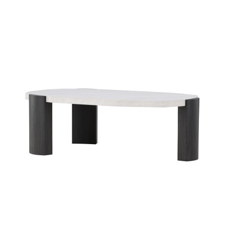 Diivanilaud Kres - 125x70,5x40 cm - Must/ Stonelook