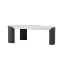 Diivanilaud Kres - 125x70,5x40 cm - Must/ Stonelook