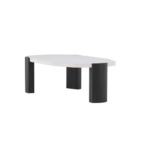 Diivanilaud Kres - 125x70,5x40 cm - Must/ Stonelook