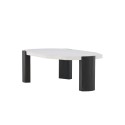 Diivanilaud Kres - 125x70,5x40 cm - Must/ Stonelook