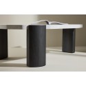 Diivanilaud Kres - 125x70,5x40 cm - Must/ Stonelook