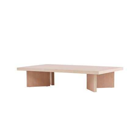 Bassholmen Diivanilaud - Whitewash / Whitewash MDF