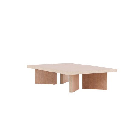 Bassholmen Diivanilaud - Whitewash / Whitewash MDF