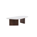 Grönvik diivanilaud 130x65 cm - Mocca / Concretelook /