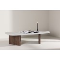 Grönvik diivanilaud 130x65 cm - Mocca / Concretelook /