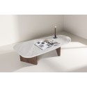 Grönvik diivanilaud 130x65 cm - Mocca / Concretelook /