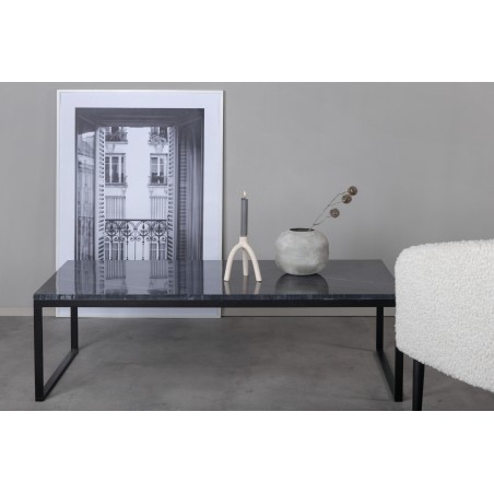 Diivanilaud Estelle 120*60*36 Hall marmor / must