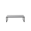 Diivanilaud Estelle 120*60*36 Valge marmor / Matt Must